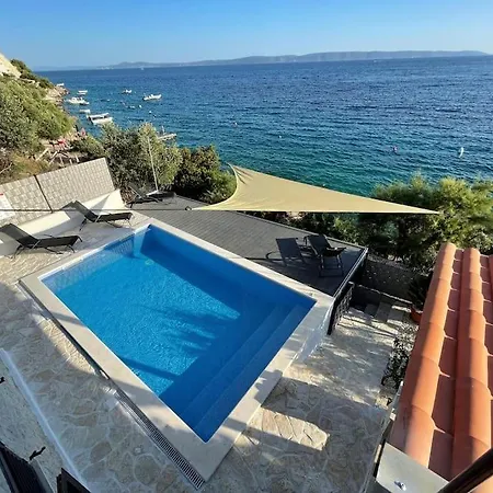Beachfront With Pool - Myway Willa Trogir
